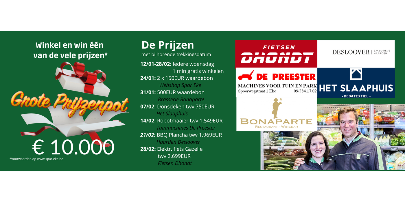 Spar Ekes grote Prijzenpot